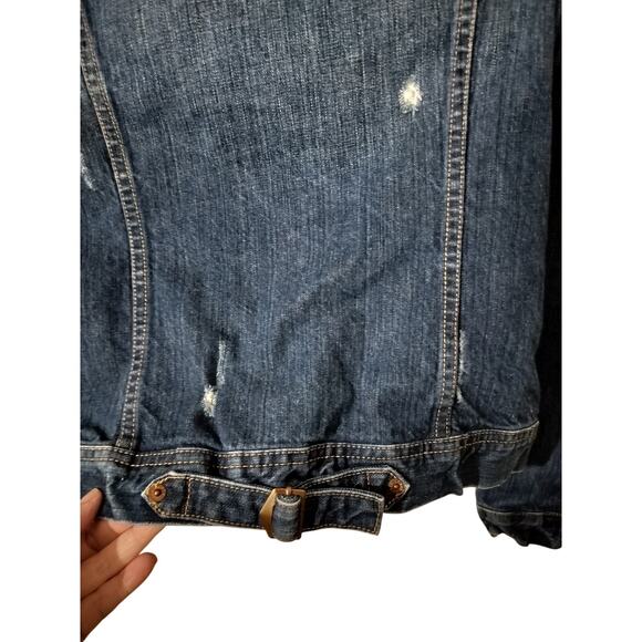 3510) J. Crew Denim Button Down Long Sleeve Jacket Size XS - Picture 7 of 8